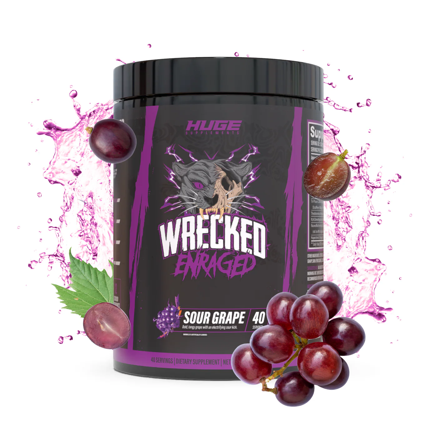 Wrecked Enraged Huge Supplements High Stim Pre Workout
