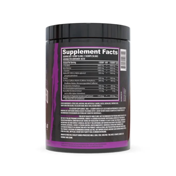 Wrecked Enraged Huge Supplements High Stim Pre Workout