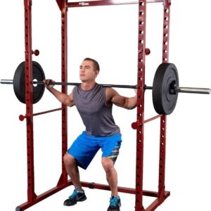 Best Fitness Power Rack - 14-Gauge Steel Home Gym with 500lb