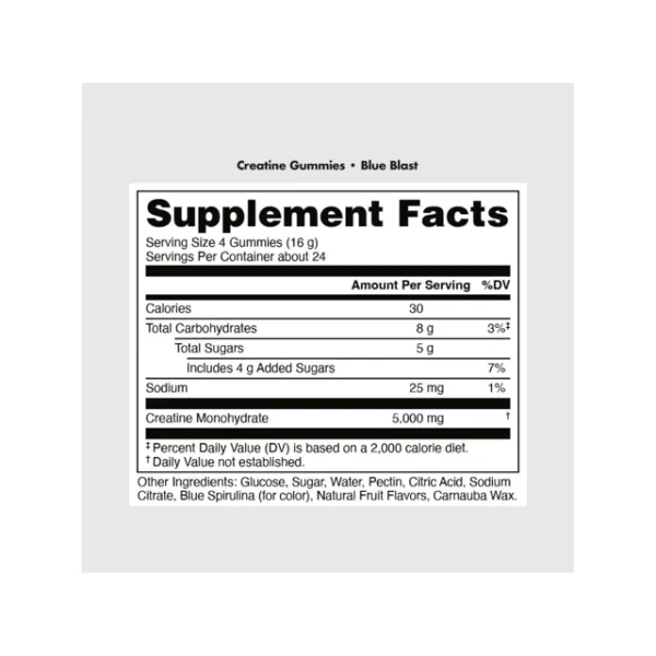 Bucked Up Creatine Gummies