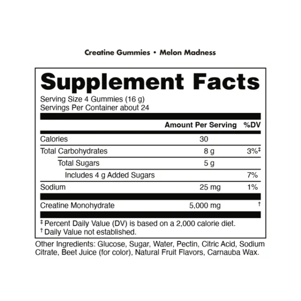 Bucked Up Creatine Gummies