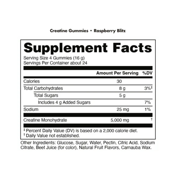 Bucked Up Creatine Gummies