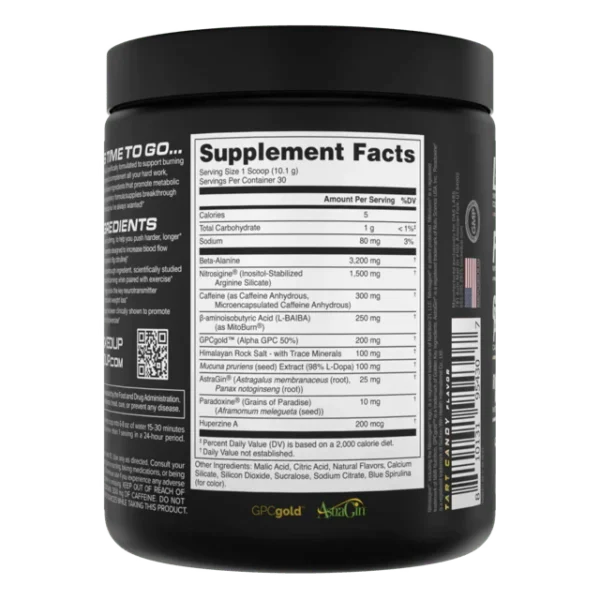 Bucked Up LFG Burn Thermogenic Pre-Workout