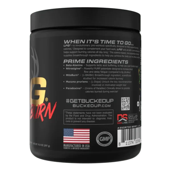 Bucked Up LFG Burn Thermogenic Pre-Workout
