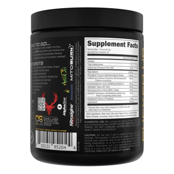 Bucked Up LFG Burn Thermogenic Pre-Workout