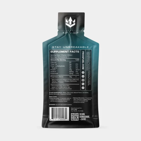 Frog Fuel Power Protein Collagen Protein Shot for Muscle Recovery 43