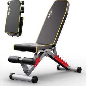 Weight Bench, Adjustable Workout Bench Press Set for Home Gym Full Body Strength Workout