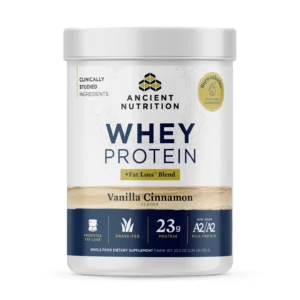 Ancient Nutrition Whey Protein + Fat Loss Blend