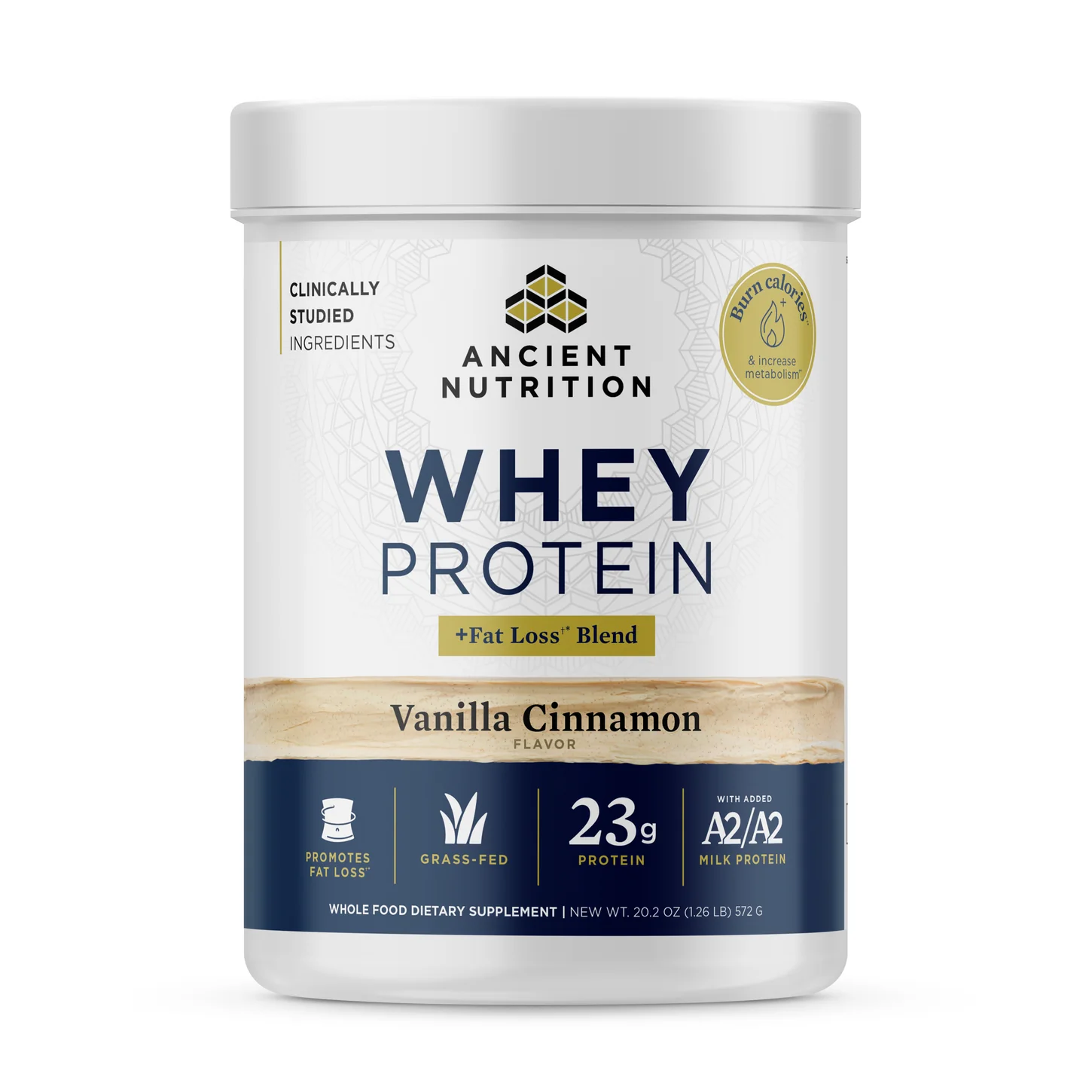 Ancient Nutrition Whey Protein + Fat Loss Blend