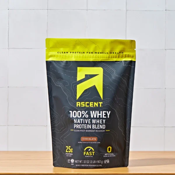Ascent chocolate protein powder