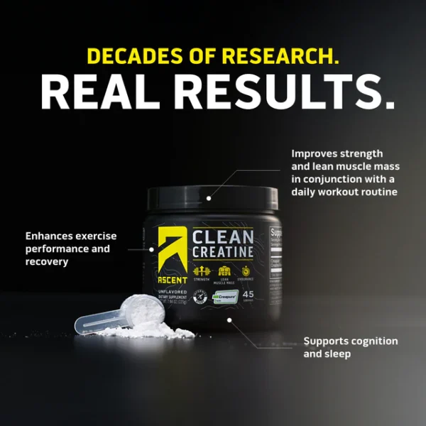 Ascent Clean Creatine 45 servings
