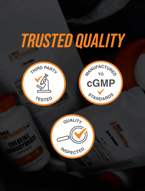 Bulk Supplements Creatine Monohydrate Powder Orange Smash Flavor