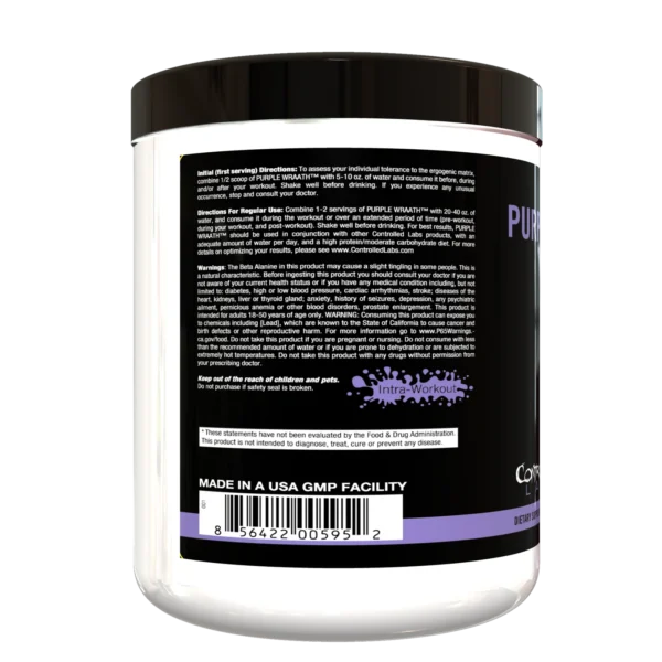Controlled Labs Purple Wraath Ergogenic Essential Amino Acid Matrix
