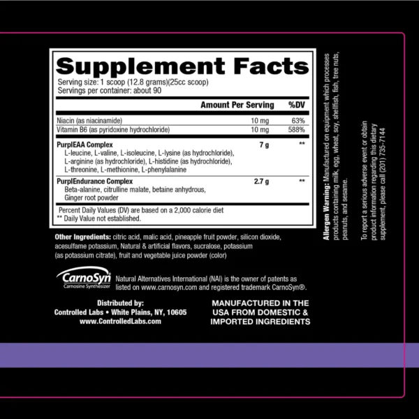 Controlled Labs Purple Wraath Ergogenic Essential Amino Acid Matrix