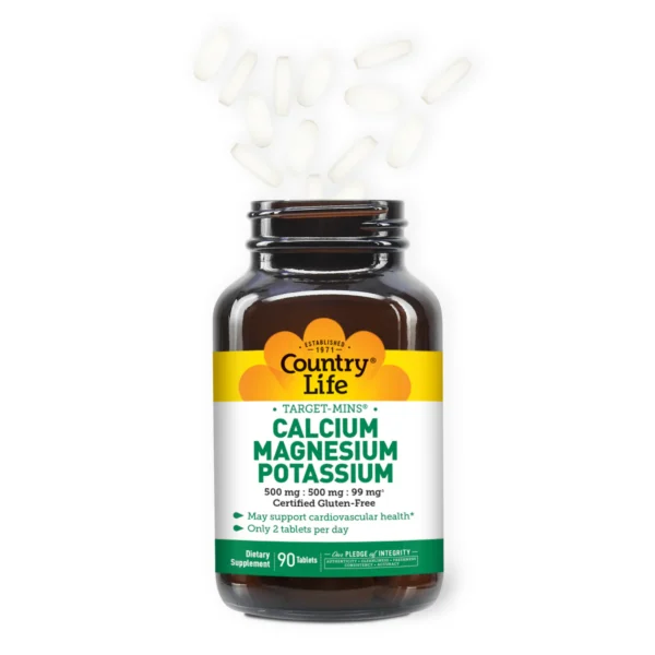 Country Life Vitamins Calcium Magnesium Potassium