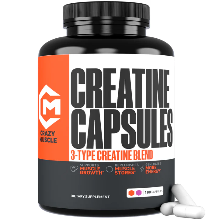 crazy muscle creatine capsules