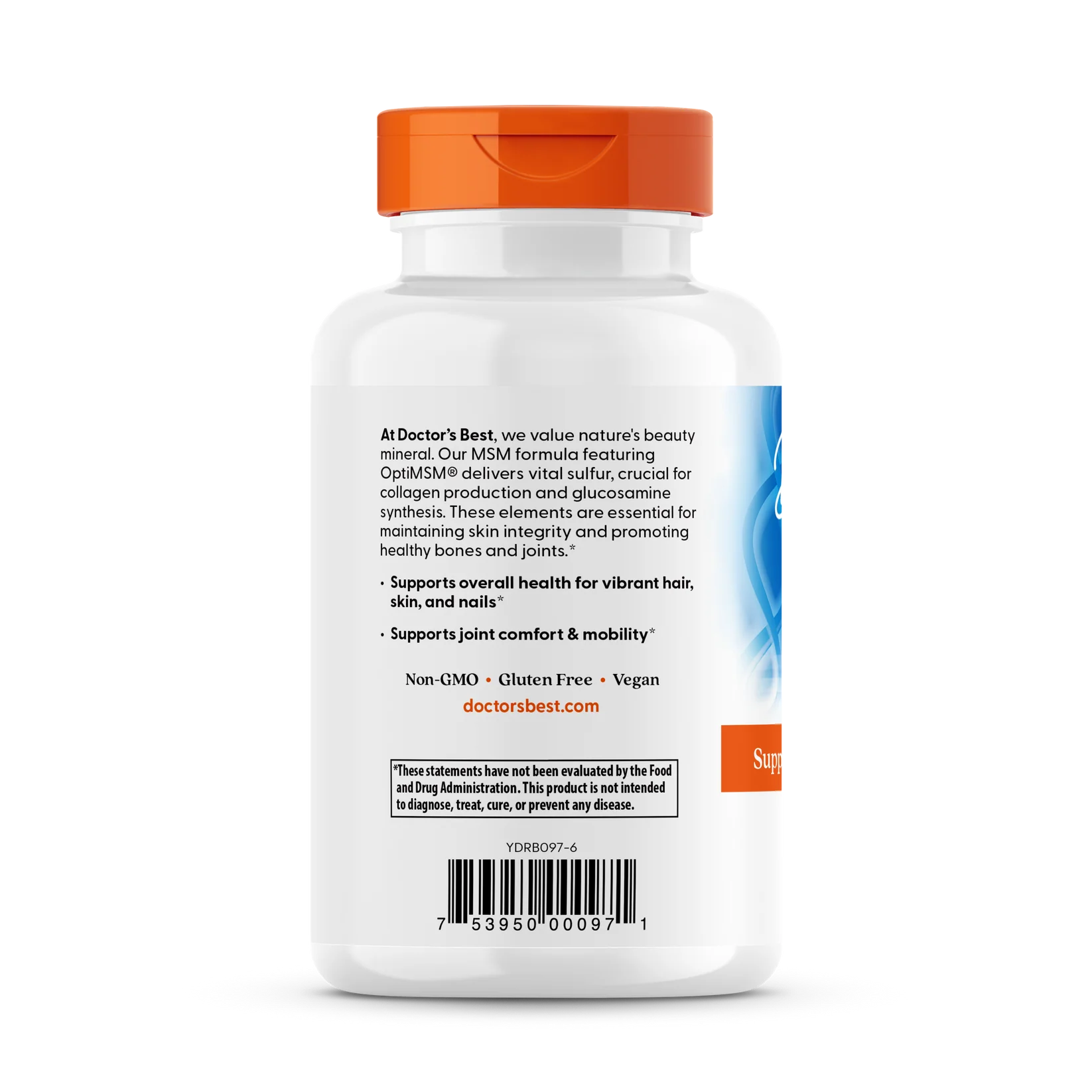 Doctor's Best MSM with Opti MSM 1500mg
