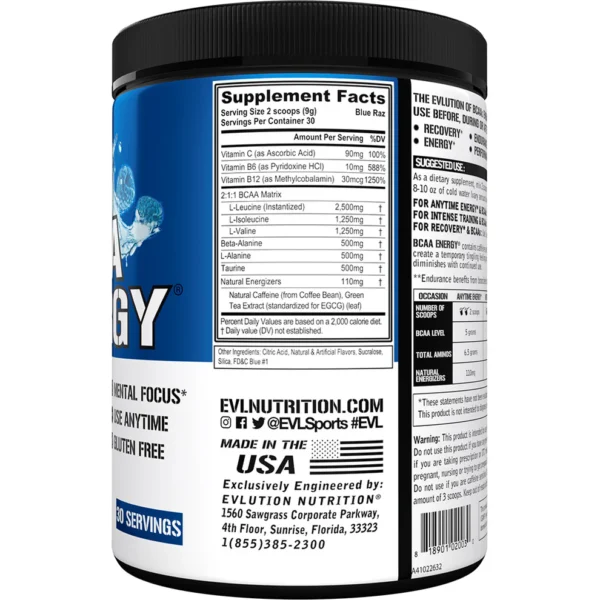 Evlution Nutrition BCAA Energy