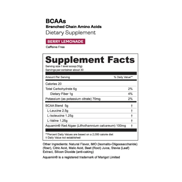 Gnarly BCAAs Preworkout NSF certified