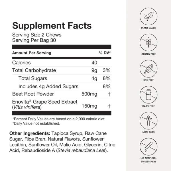 Humann Superbeets Heart Chews
