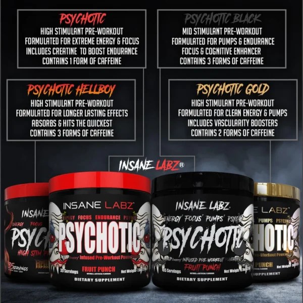 Insanelabz Psychotic Pre Workout