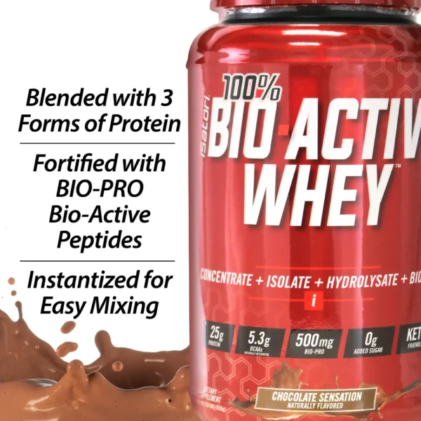 iSatori 100% Bio Active Whey™ Protein Powder