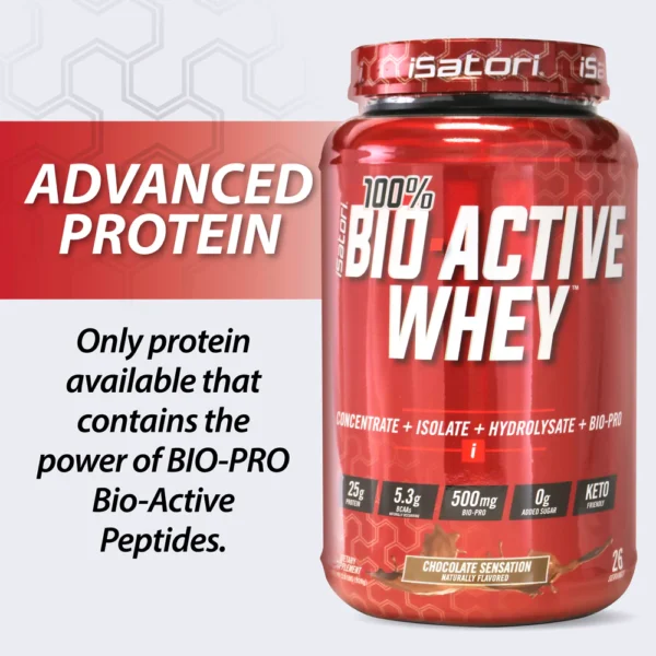 iSatori 100% Bio Active Whey™ Protein Powder