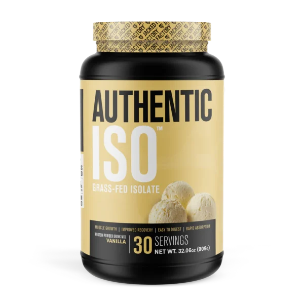 Jacked Factory Authentic ISO Gras Fed Whey Protein Isolate