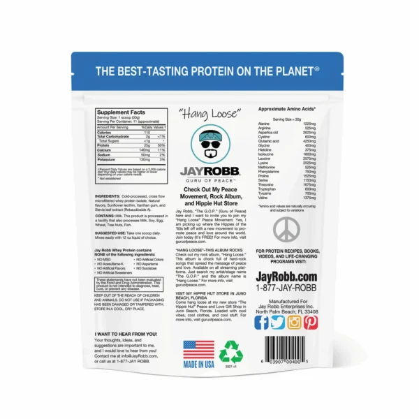 Jay Robb Whey Protein Isolate
