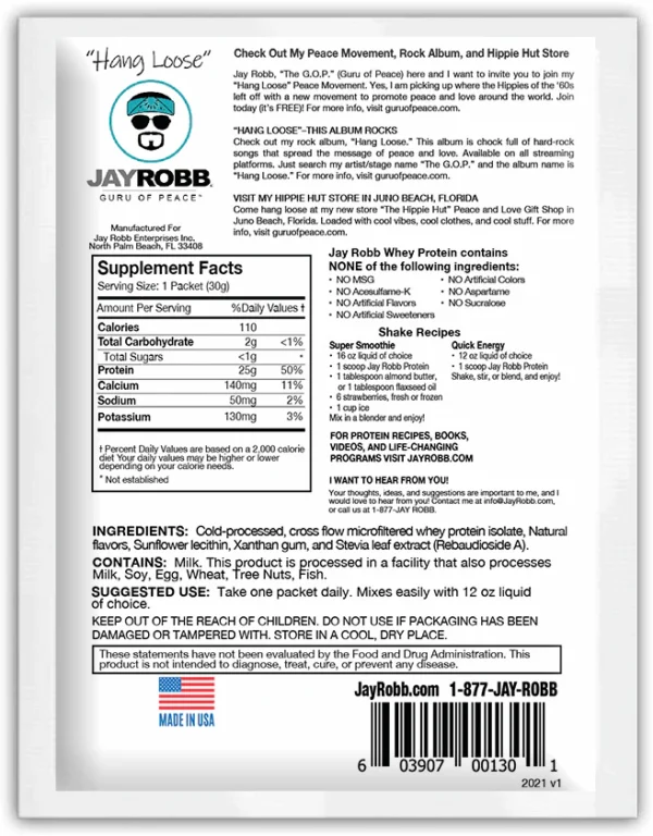 Jay Robb Whey Protein Isolate