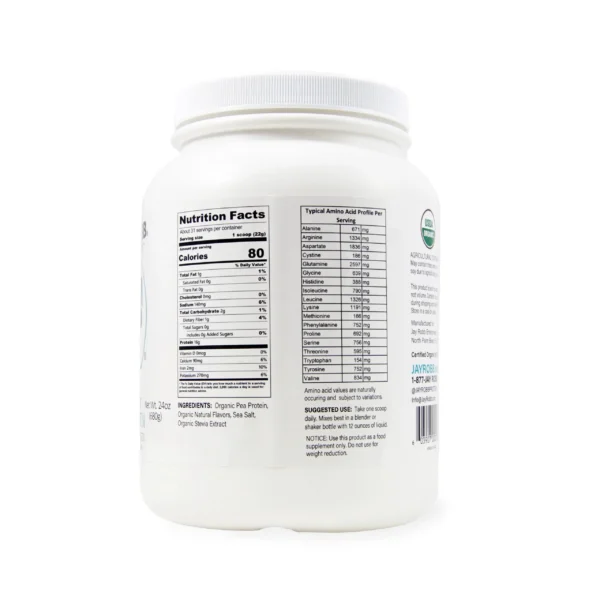 Jay Robb Vegan Organic Pea Protein