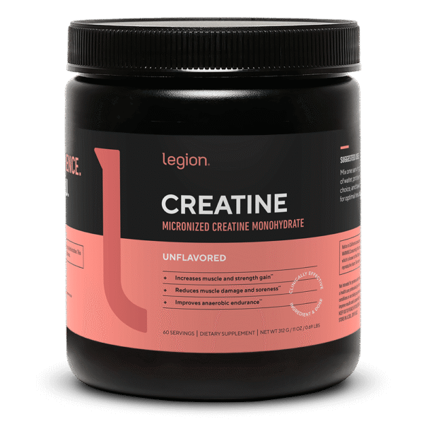 Legion Athletics Micronized Creatine Monohydrate Supplement