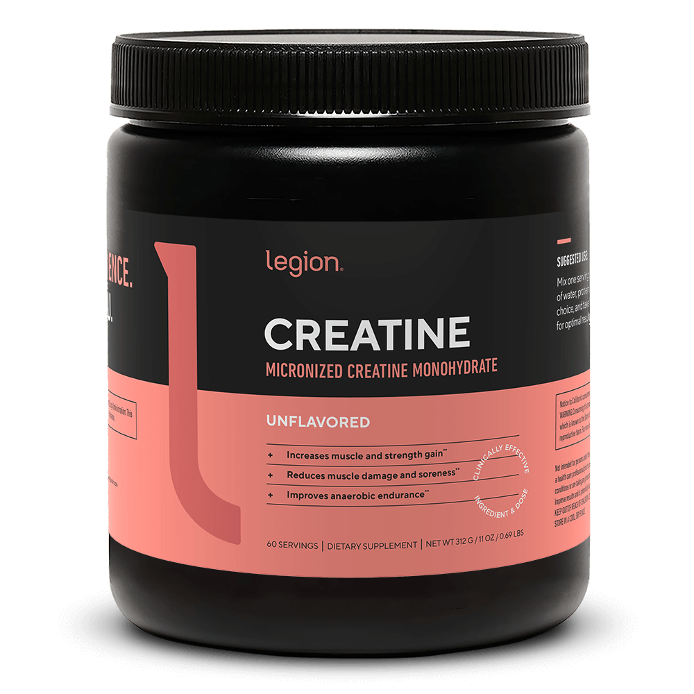 Legion Athletics Micronized Creatine Monohydrate Supplement