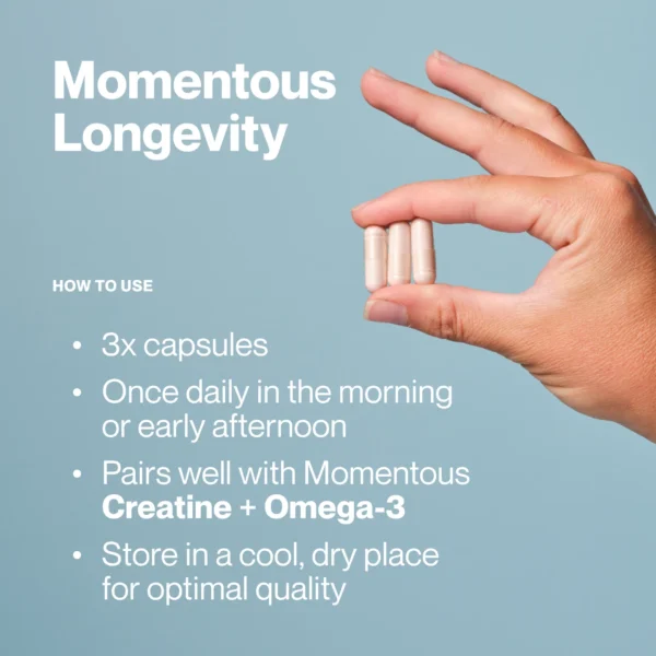 Momentous Longevity Cellular Health 90 capsules