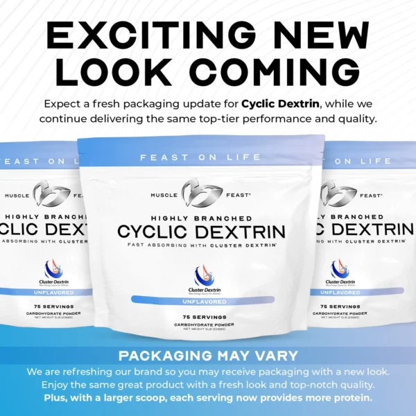 Muscle Feast Highly Branched Cyclic Dextrin Premium Pre Workout or Post Workout Supplement