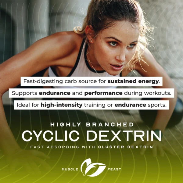 Muscle Feast Highly Branched Cyclic Dextrin Premium Pre Workout or Post Workout Supplement