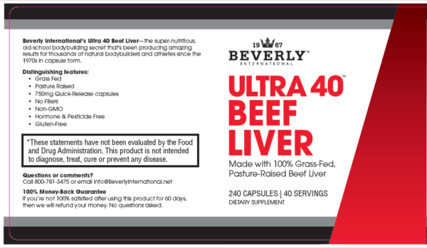 beef liver capsules