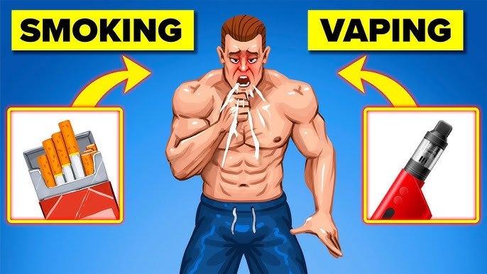 vaping and gym training effects