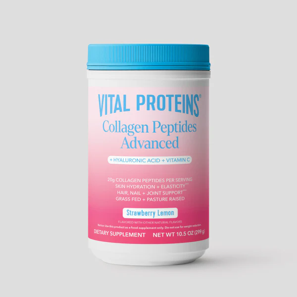 Vital Proteins Strawberry Lemon Collagen Peptides Advanced