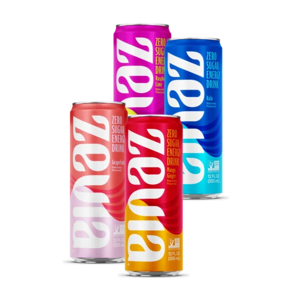 Zevia Energy 4 Flavor Classic Variety Pack