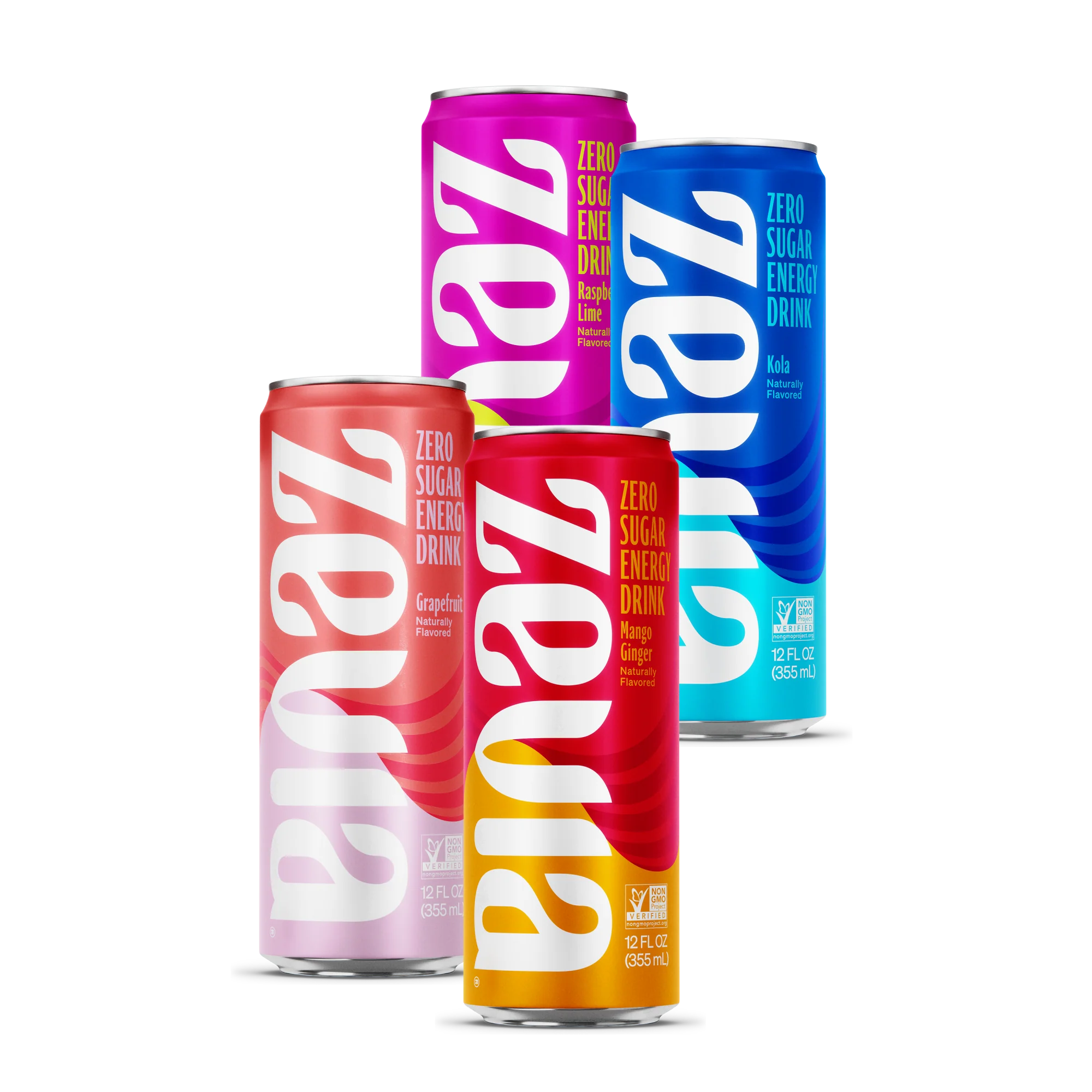 Zevia Energy 4 Flavor Classic Variety Pack