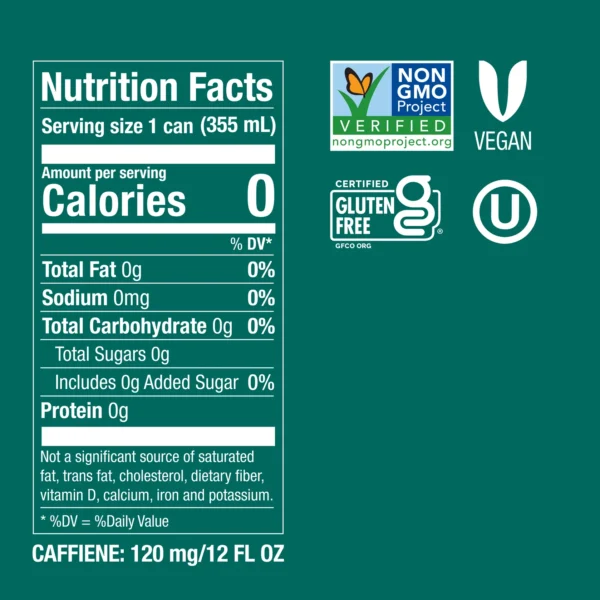 Zevia Energy 4 Flavor Classic Variety Pack