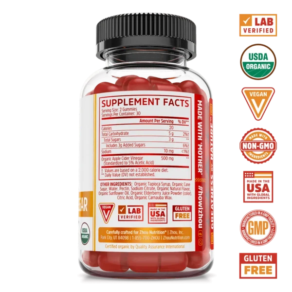 Zhou Gummies Apple Cider Vinegar
