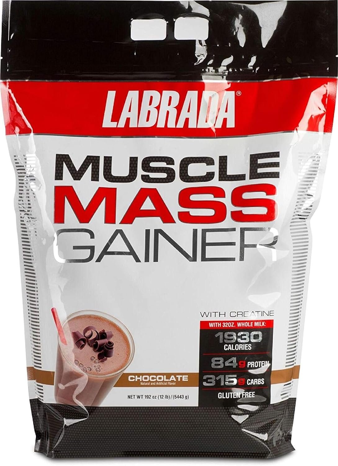Labrada Nutrition Muscle Mass Gainer, Chocolate