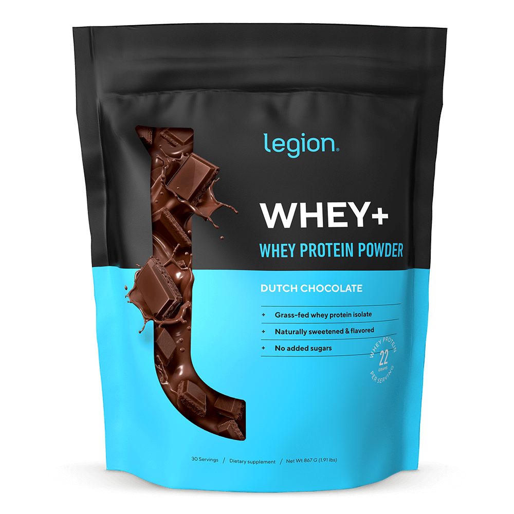 Legion Whey+ Protein Isolate Powder