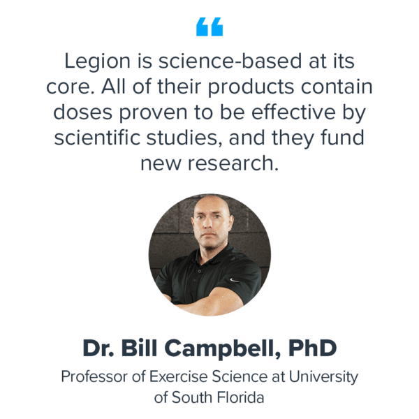 Legion Whey+ Protein Isolate Powder