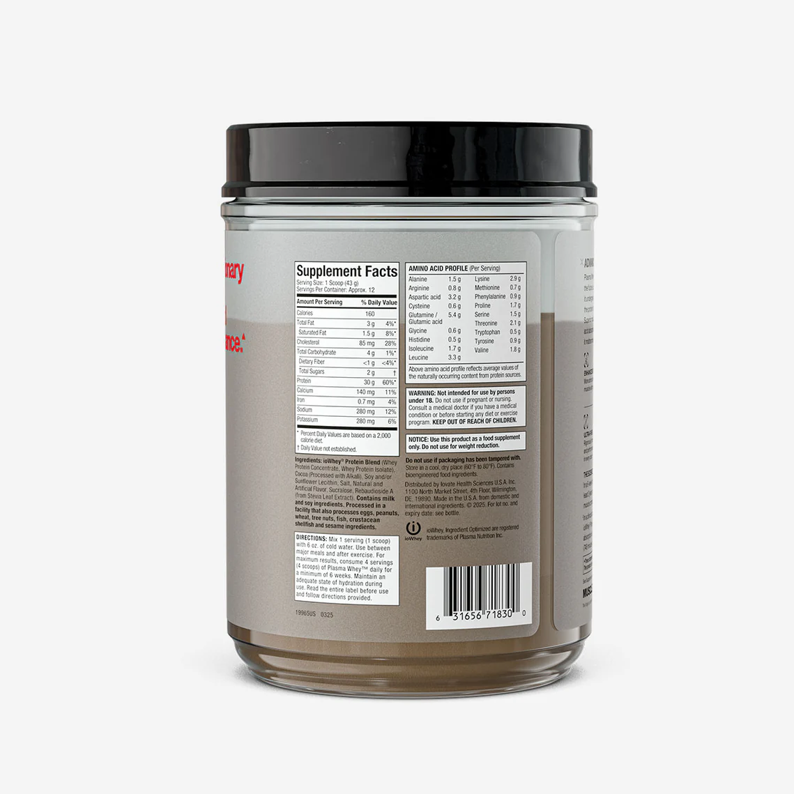 Muscletech Plasma Whey