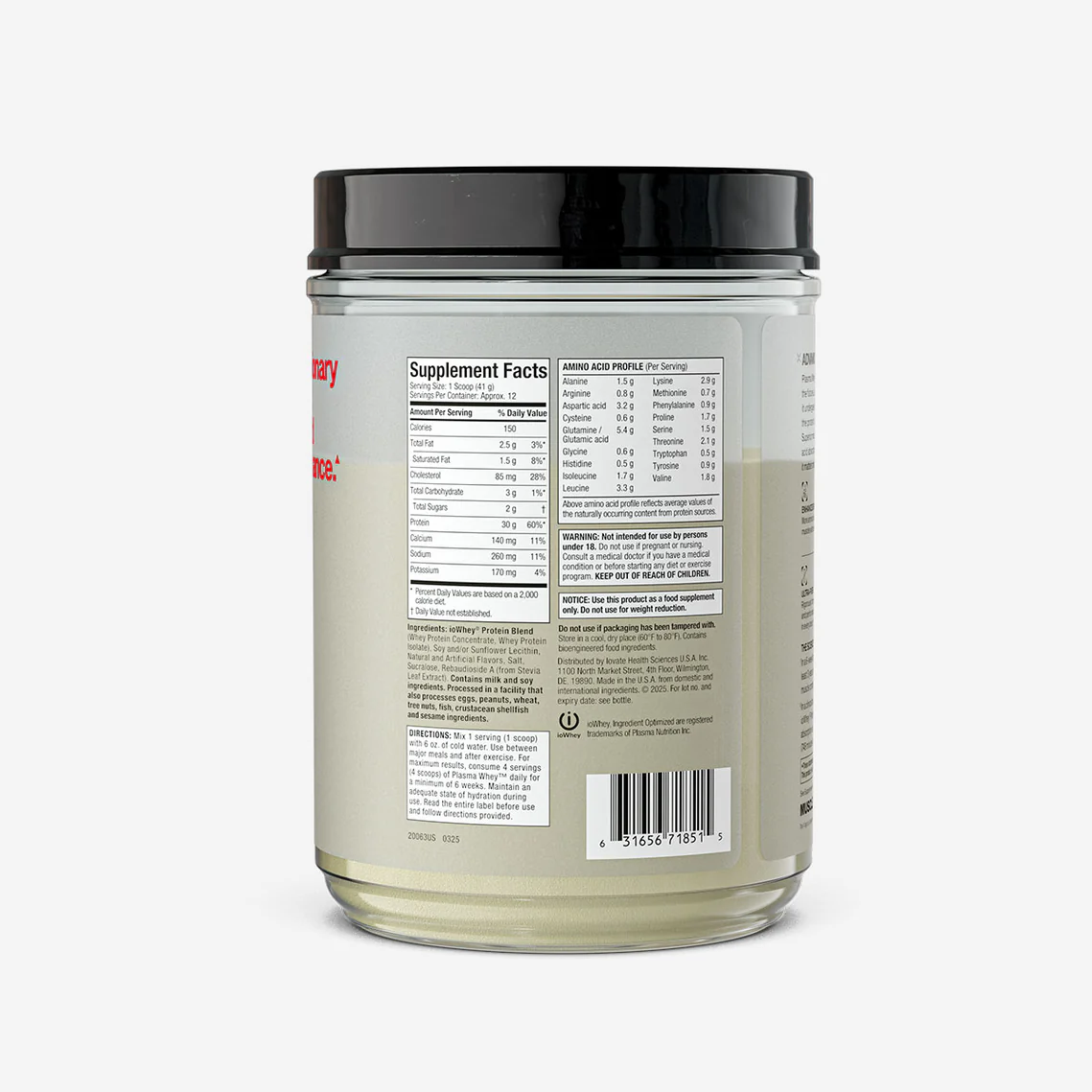 Muscletech Plasma Whey