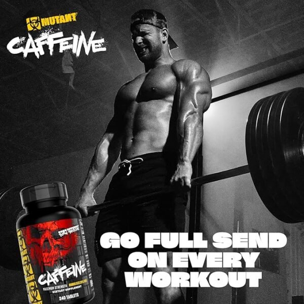 Mutant Caffeine Pills – Pharmaceutical-Grade Pure Caffeine Supplement for Boosting Energy