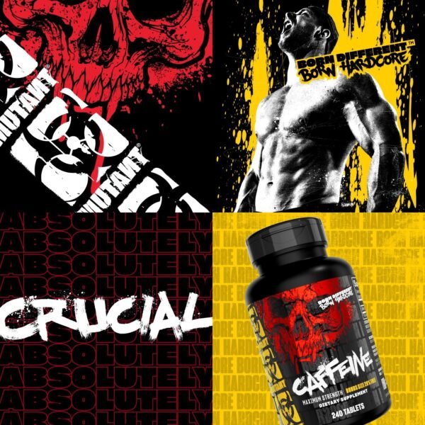 Mutant Caffeine Pills – Pharmaceutical-Grade Pure Caffeine Supplement for Boosting Energy